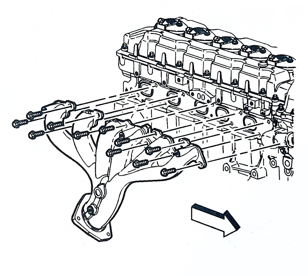 Stainless Exhaust Stud Kit: 4/5/6 Cyl. Exhaust Manifold/Header