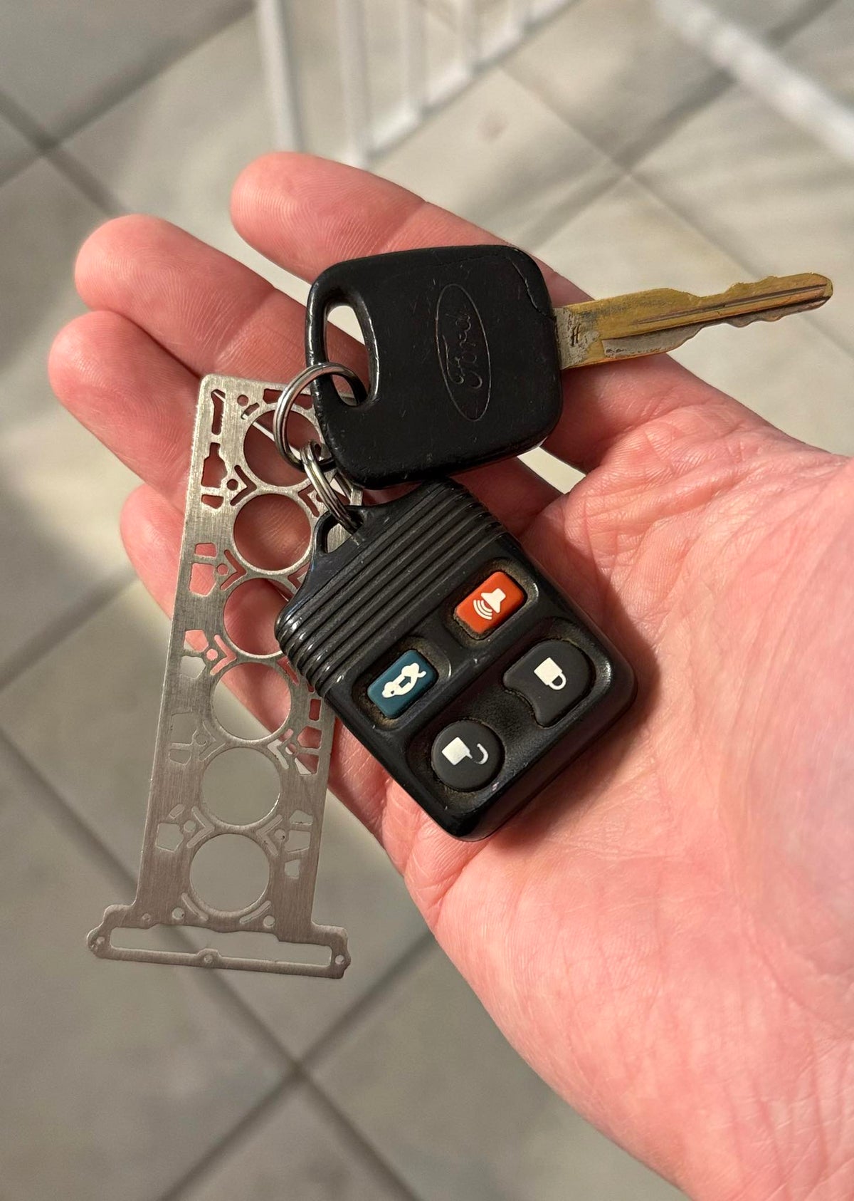 Als Key Chain Atlas Industries Stainless Key Chain